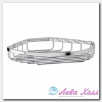 Полочка-решетка с крючком угловая 26 cm (хром) FBS RYN 025