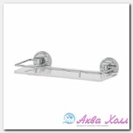 Полка с держателями 30 cm (матовое стекло, хром) FBS LUX 013