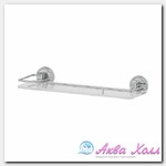 Полка с держателями 40 cm (матовое стекло, хром) FBS LUX 014