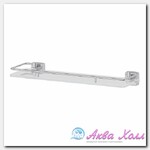 Полка с держателями 40 cm (матовое стекло, хром) FBS ESP 014