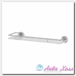 Полка с держателями 40 cm (матовое стекло, хром) FBS VIZ 014