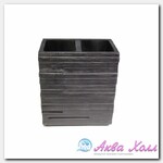 Стаканчик для з/щетки Brick черный Ridder