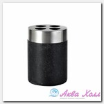 Стаканчик для з/щетки Stone черный Ridder