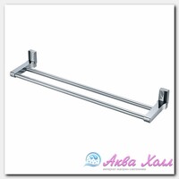 Штанга для полотенец двойная WasserKraft серебряная (5040)