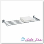Держатель для полотенец WasserKraft серебряный 64,6х5,7 см