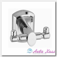 Крючок двойной WasserKraft серебряный (3023D)