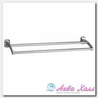 Штанга для полотенец двойная WasserKraft серебряная (3040)