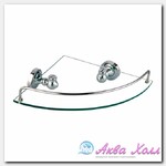 Полка стеклянная угловая style Fixsen