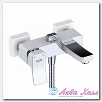 Смеситель Wasserkraft для ванны Aller 1061WHITE