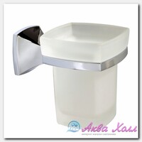 Подстаканник одинарный Wasserkraft матовый с серебряным 8,2х10х11,7 см
