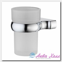 Подстаканник одинарный Wasserkraft матовый с серебряным 8х11х10 см