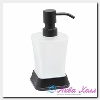 Дозатор для жидкого мыла Wasserkraft белый с черным (5499BLACK)