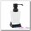 Дозатор для жидкого мыла Wasserkraft белый с черным (5499BLACK)