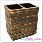 Стакан для щеток Ridder Brick Antik 10х6,3х11,5 см