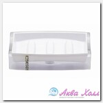 Мыльница Ridder Classy белая 12,8х9х2,8 см