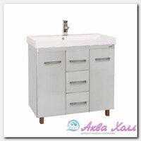 Тумба без раковины Мисти Джулия 90 qv прямая белый/white