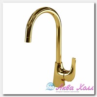 Смеситель WasserKraft Sauer для кухни Глянец Золото 17,6x10,6x35,6 см
