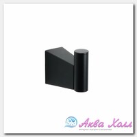 Крючок одинарный Fixsen Trend чёрный 3х6х5 см
