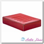 Мыльница Ridder Chichi красная 13,2х9,2х3 см