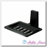 Мыльница Wasserkraft Abens чёрная 13х10,5х7 см