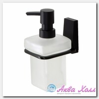 Дозатор для жидкого мыла Wasserkraft Abens чёрный 7,8х11,5х15,5 см
