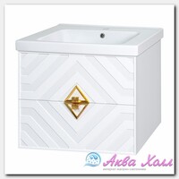 Тумба под раковину Мисти Nataly-80 подвесная с 2 ящиками