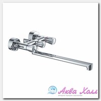 Смеситель Golden fox Slough для ванны с длинным поворотным изливом