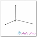 Карниз для ванной WasserKRAFT Dinkel 90x90 см
